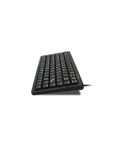 Tastiera compatta Nera  con scudo