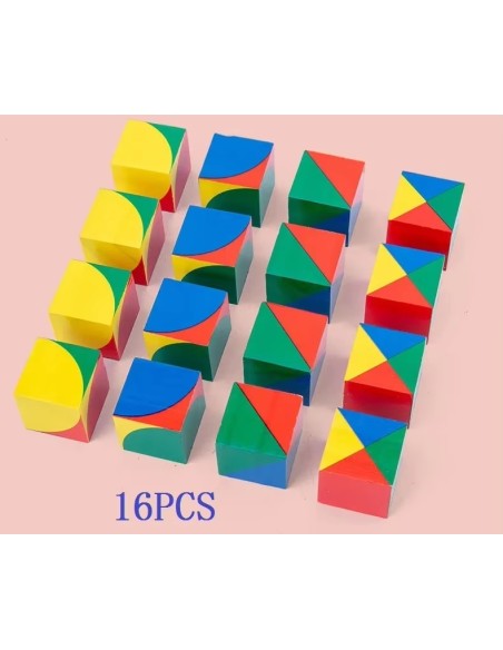 Cubo colorato Montessori