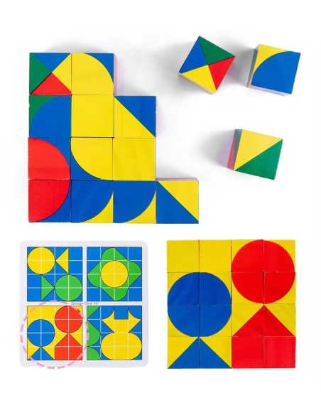 Cubo colorato Montessori