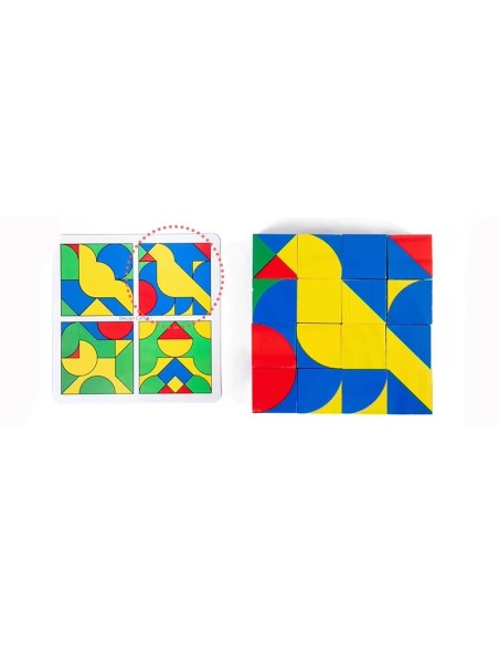Cubo colorato Montessori