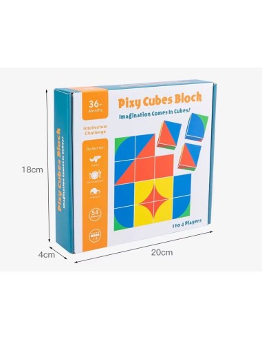 Cubo colorato Montessori