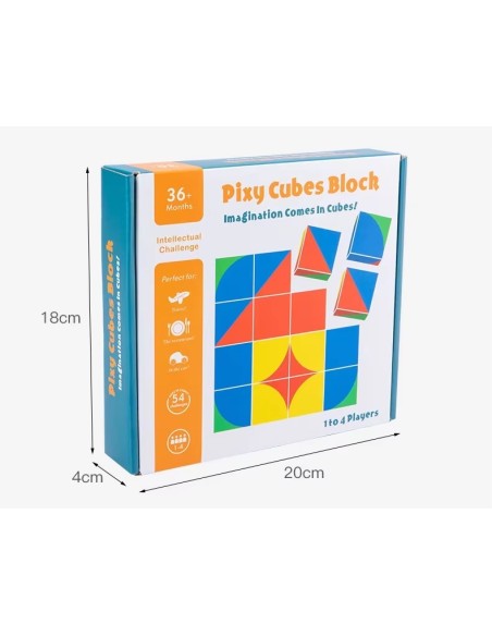 Cubo colorato Montessori