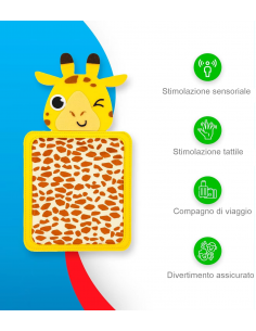 Tappetini tattili Zoo 8 pz.