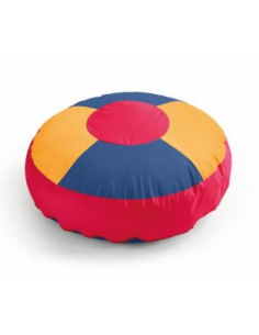 Maxi pouf tondo a spicchi