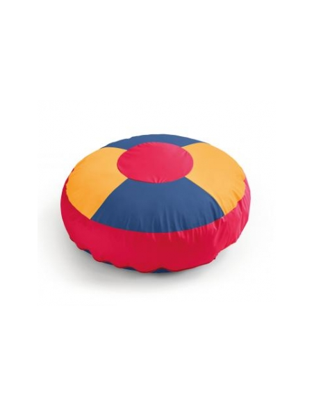 Maxi pouf tondo a spicchi