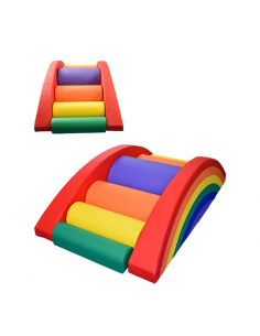 Percorso psicomotricità Arcobaleno dei rulli NUVOLA