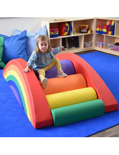 Percorso psicomotricità Arcobaleno dei rulli NUVOLA