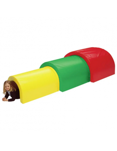 Pluritunnel Psicomotricità NUVOLA – Tunnel Modulari 3 Metri