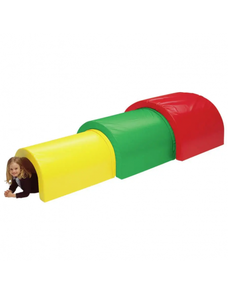 Pluritunnel Psicomotricità NUVOLA – Tunnel Modulari 3 Metri