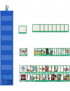 Programma Giornaliero Visivo per bambini con 45 carte attività