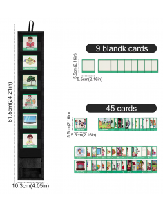 Programma Giornaliero Visivo per bambini con 45 carte attività
