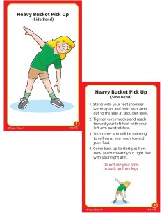 Mazzo divertente per rafforzare la parte superiore del corpo e il tronco Fun Deck