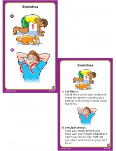 Mazzo divertente per rafforzare la parte superiore del corpo e il tronco Fun Deck