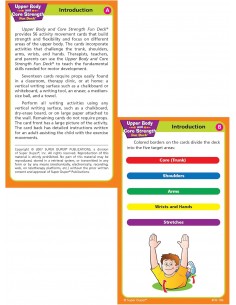 Mazzo divertente per rafforzare la parte superiore del corpo e il tronco Fun Deck