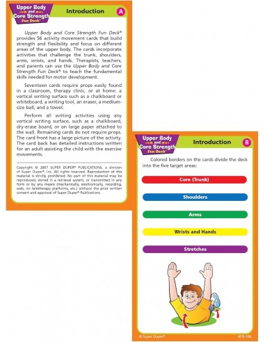 Upper Body and Core Strength Fun Deck