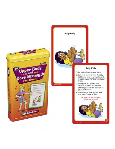 Upper Body and Core Strength Fun Deck