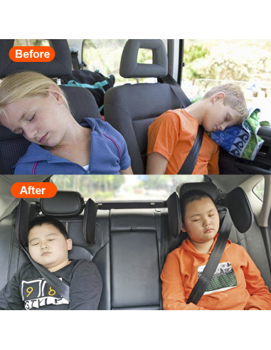 Poggiatesta Auto telescopico per Bambini e Adulti in Memory Foam