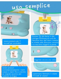 Talking flash card  Vocabolario