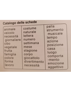 Talking flash card  Vocabolario
