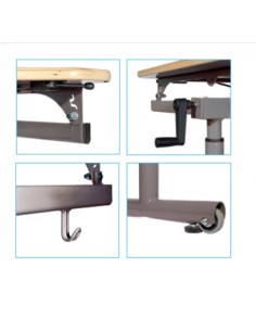 Tavolo Antopometrico senza manovella estraibile