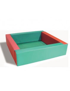 Piscina con materassino di fondo e 8 cuscini