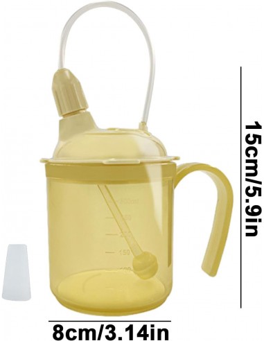 Tazza con manico, becuccio e cannuccia da 300 ml