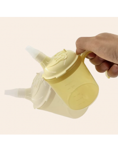 Tazza con manico, becuccio e cannuccia da 300 ml