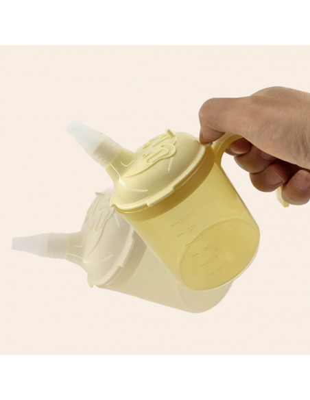 Tazza con manico, becuccio e cannuccia da 300 ml