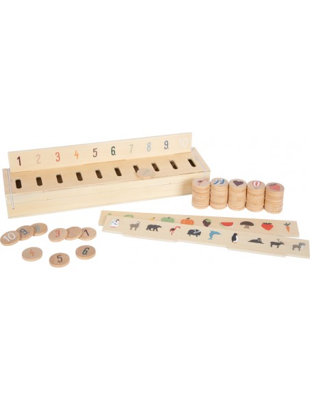 Associa le figure ed esplora il mondo– gioco didattico in legno 3+