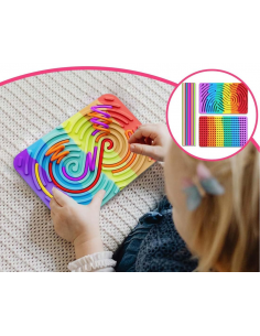 Tavola per attività sensoriale Arcobaleno