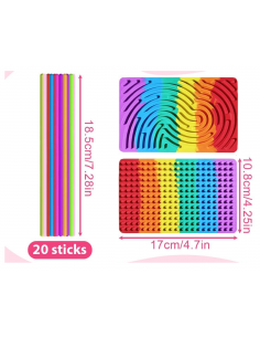 Tavola per attività sensoriale Arcobaleno