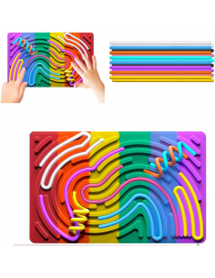 Tavola per attività sensoriale Arcobaleno