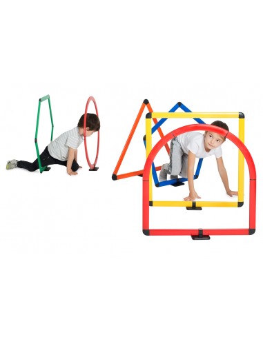 Percorso a ostacoli forme geometriche