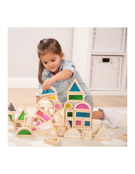 Blocchi colorati  Arcobaleno 24 pz