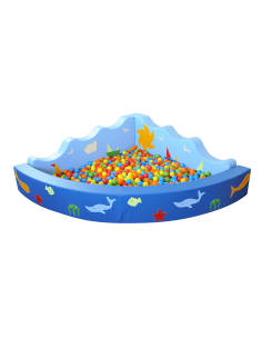 Piscina  Mare angolare con 1000 palline