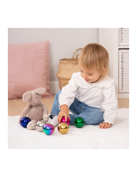 Set Palline colorate riflettenti sensoriali-tickit-giocotherapy
