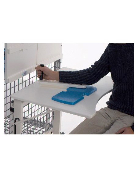 Sussidio riabilitativo con manopola per mano, polso, gomito e spalla