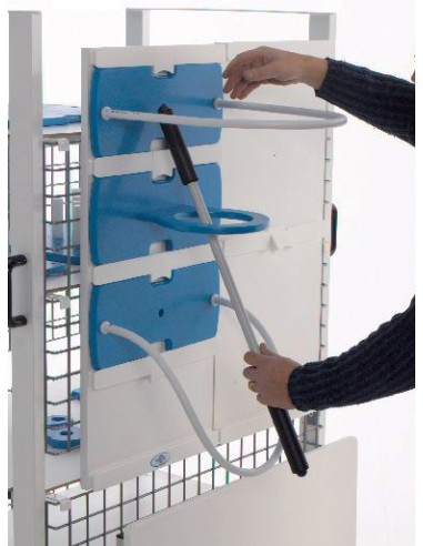 Sussidio riabilitativo con tubo sagomabile e accessori per esercizi di motricità fine