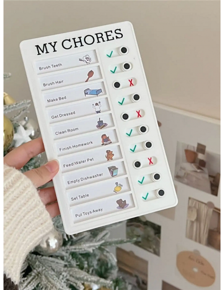 Tabella attività giornaliere per bambini – My Chores personalizzabile