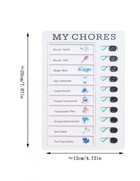 Tabella attività giornaliere per bambini – My Chores personalizzabile