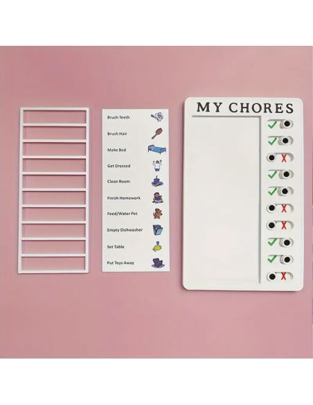 Tabella attività giornaliere per bambini – My Chores personalizzabile