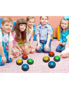 Set di 4 Buzzer Luminosi e Sonori – Giochi Educativi per Bambini