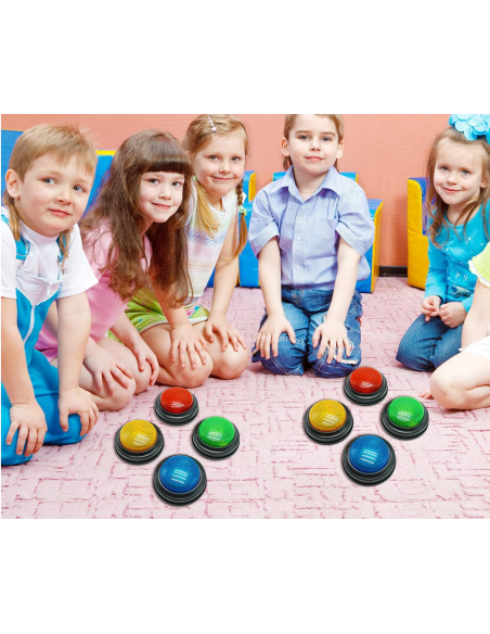 Set di 4 Buzzer Luminosi e Sonori – Giochi Educativi per Bambini
