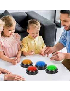 Set di 4 Buzzer Luminosi e Sonori – Giochi Educativi per Bambini