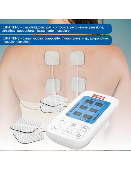 KURA TENS - 2 canali - 6 programmi