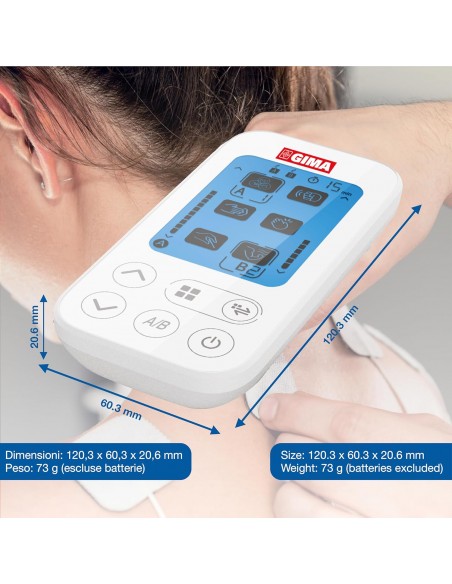 KURA TENS - 2 canali - 6 programmi