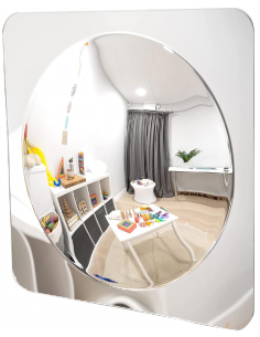 Pannelli a specchio in acrilico con cupole convesse