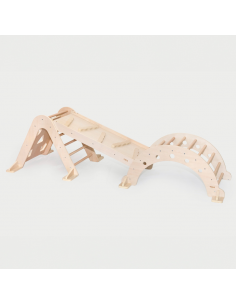 Percorso di arrampicata Montessori in legno