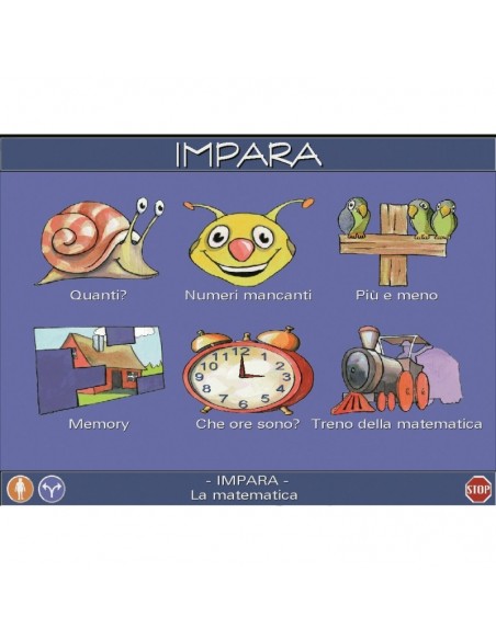Software didattico - Impara la Matematica – Attività di base per bambini