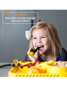 Set  Posate per Bambini a Tema Cantiere